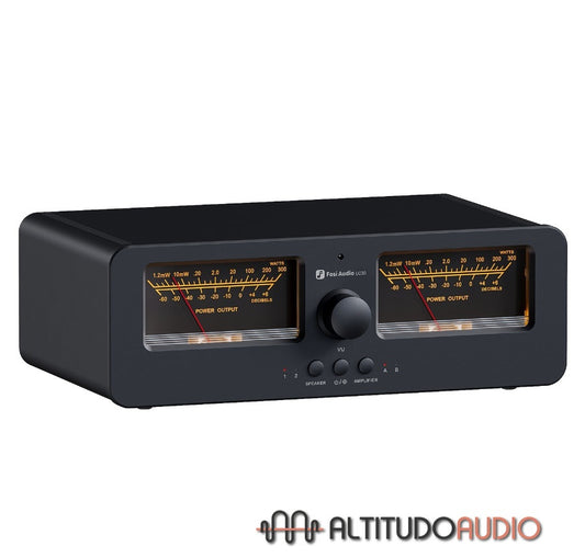 LC30 Amplifier Speaker Switcher 2-in-2 Out Dual Analog VU Meter