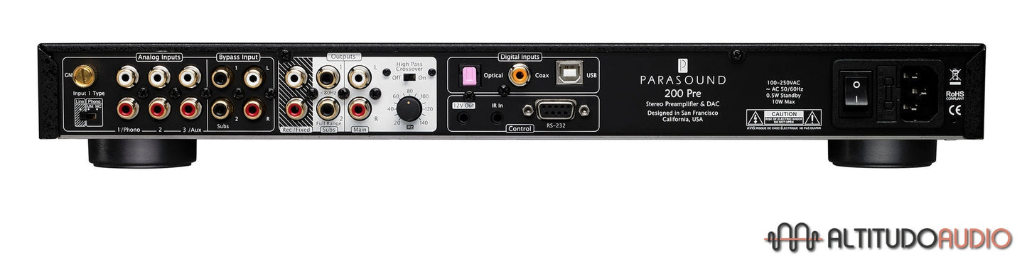 Parasound NC 200PRE Preamplifier