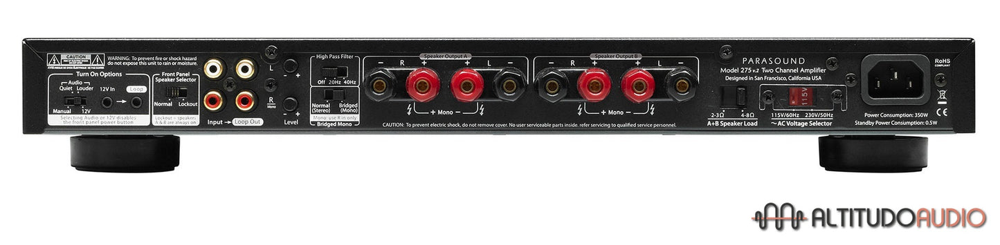 Parasound NC 275v2 Stereo Power Amplifier