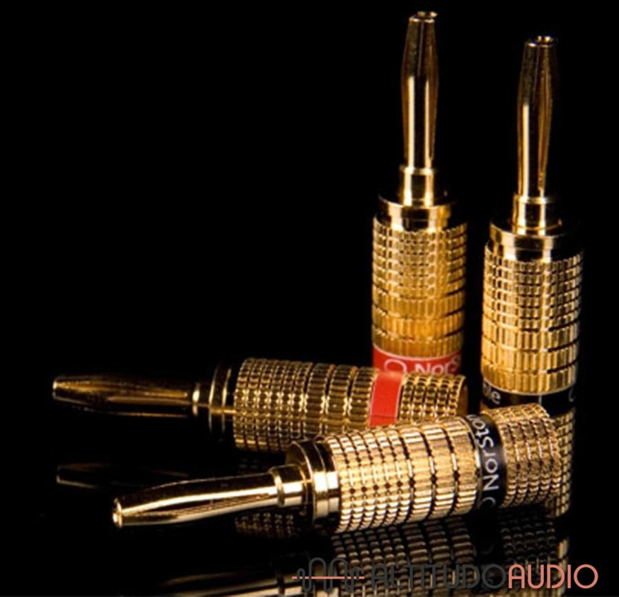 Banana Plugs Gold (x4)