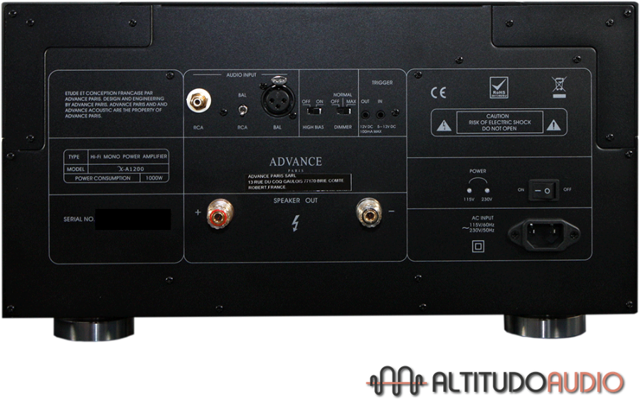 Advance Paris X-A1200 Mono Amplifier