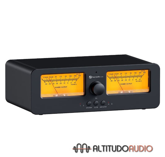 LC30 Amplifier Speaker Switcher 2-in-2 Out Dual Analog VU Meter