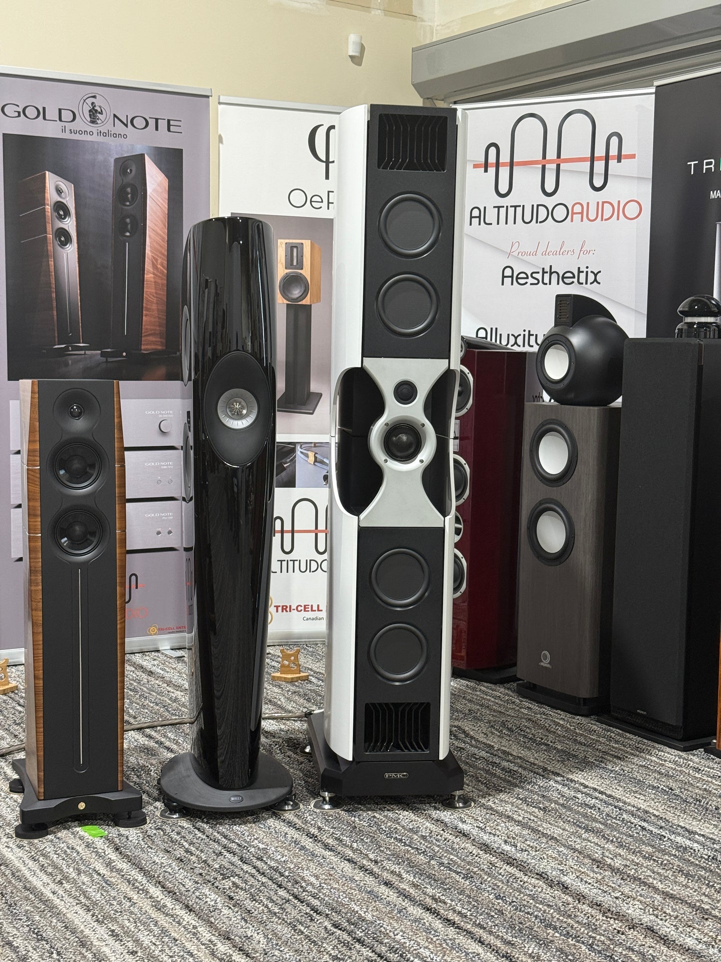 PMC FACT FENESTRIA TOWER SPEAKERS - PAIR (White Silk) (Pre-Owned)