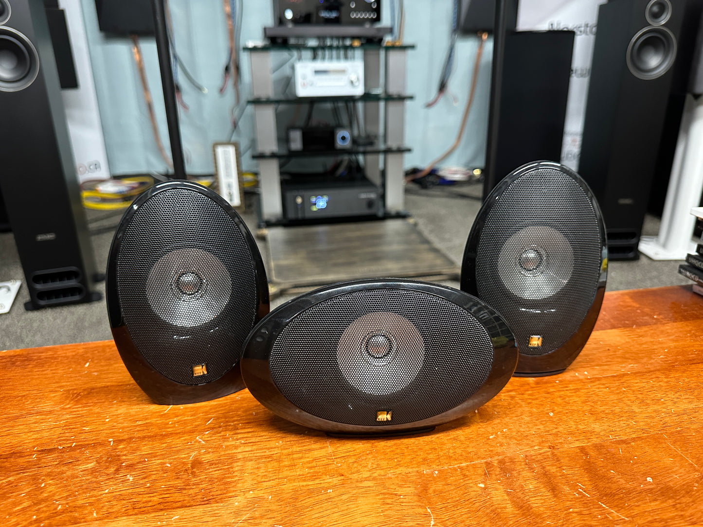 KEF Satellite Spkrs HTS1001.2 5.0 Surround Speaker Set (Pre-owned)