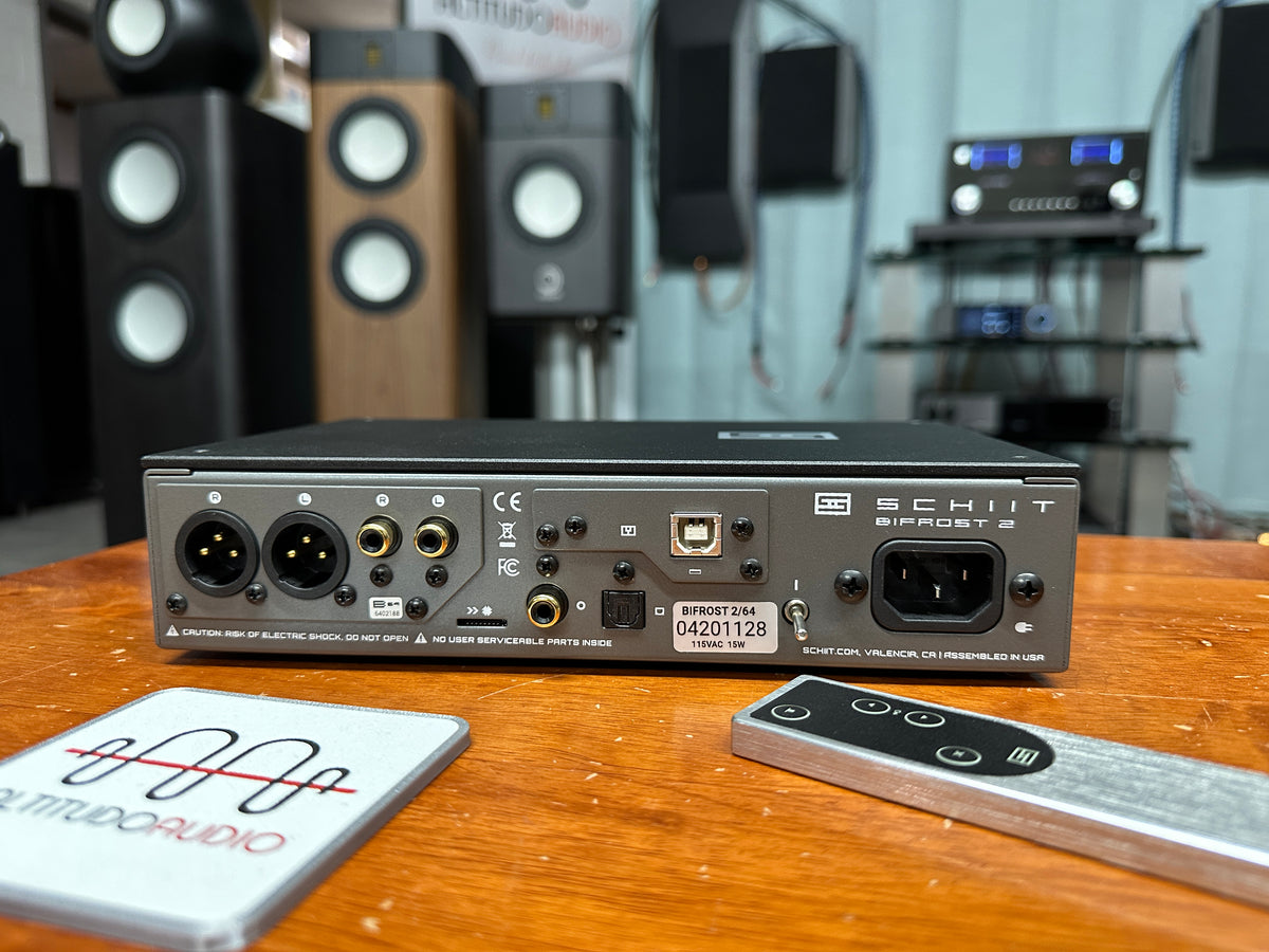 Schiit Audio Bifrost 2/64 TRUE MULTIBIT AUTONOMY DAC WITH UNISON USB(P –  Altitudo Audio