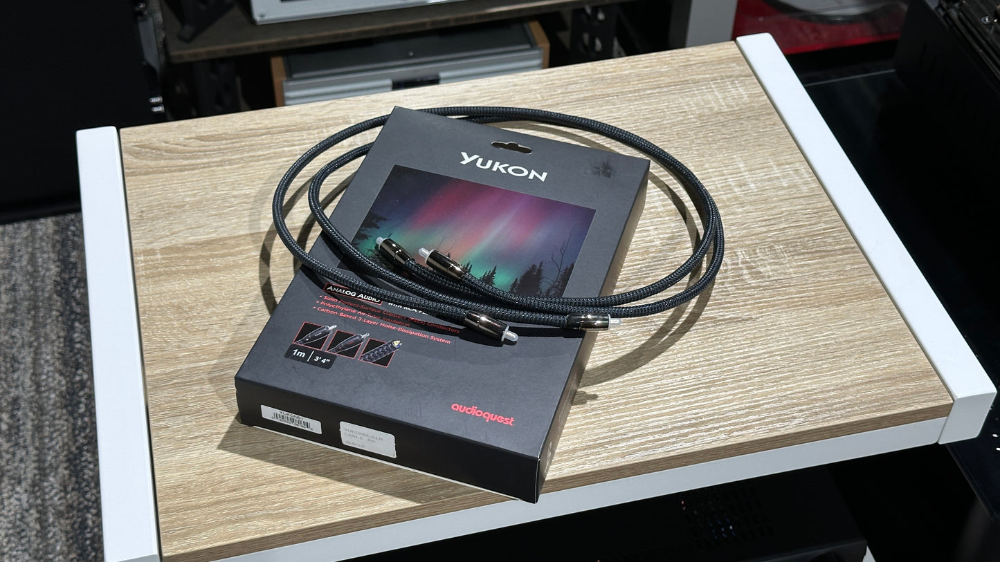 Audioquest Yukon RCA Analog (w. RCA Plugs) (1M) (Pre-Owned)
