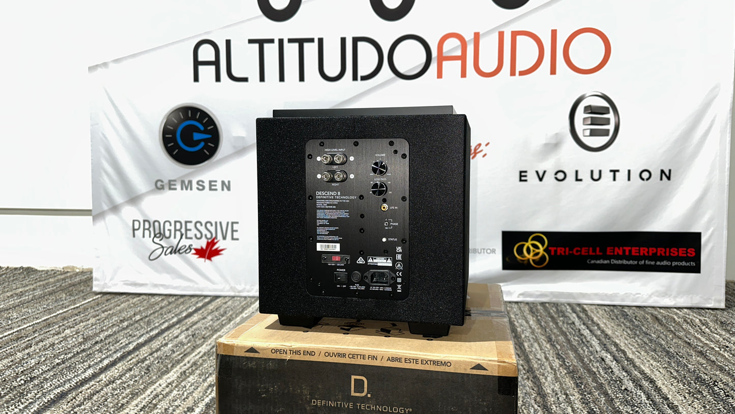 Definitive Technology Descend DN8 Subwoofer (Pre-owned)