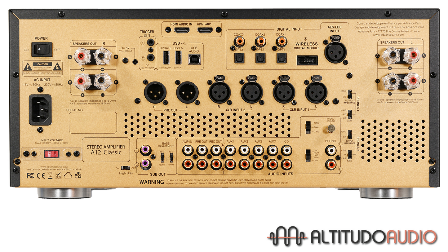 Advance Paris A12 Classic Integrated Amplifier