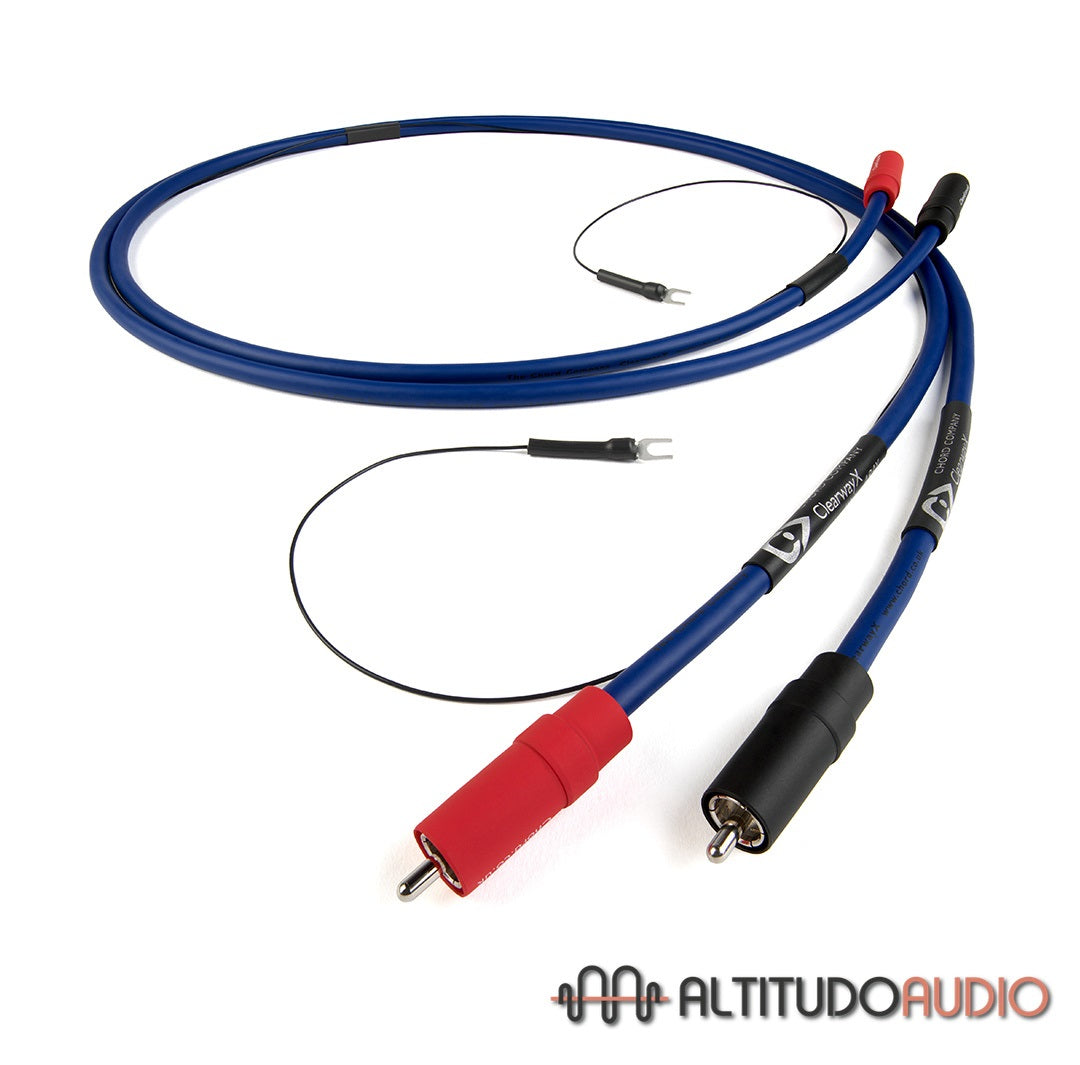 Chord Company ClearwayX RCA-RCA Turntable Interconnect (w/ Ground Lead)