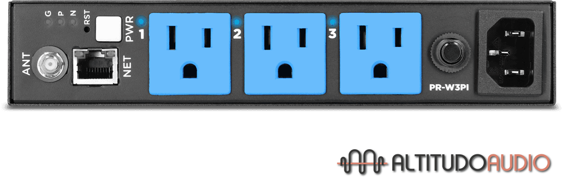 Big Dog Power PR-W3PI 3 Outlet Wall Mount Smart Power Distribution Unit