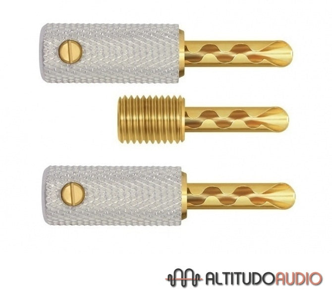 WireWorld Uni-Term Gold Banana Cable Connectors (Set of 16)