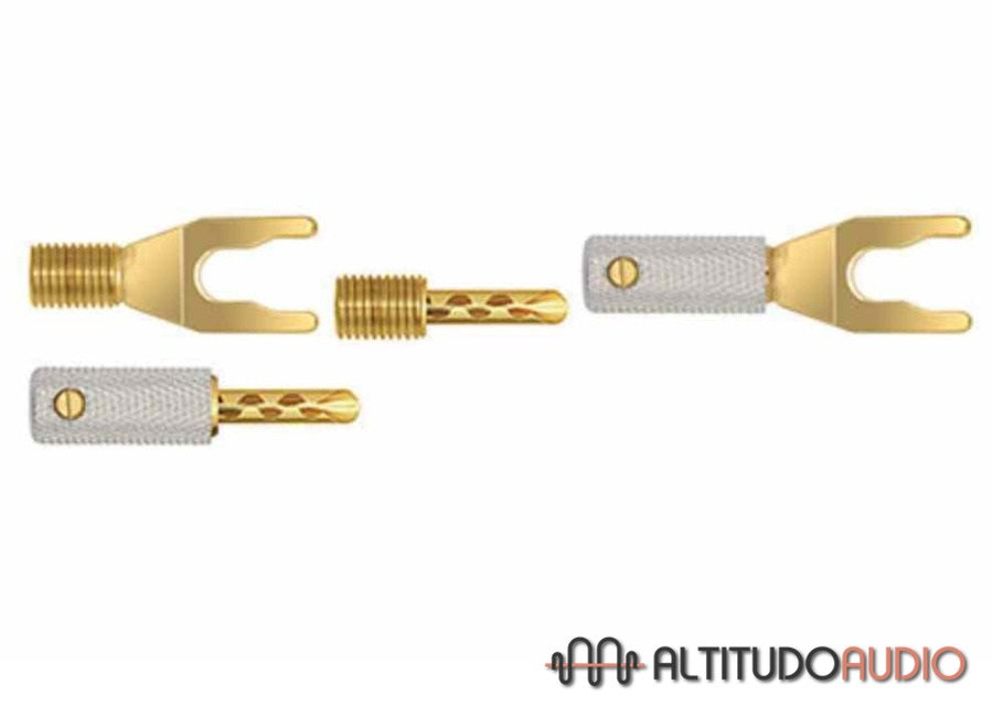 WireWorld Uni-Term Gold Banana Cable Connectors (Set of 8)