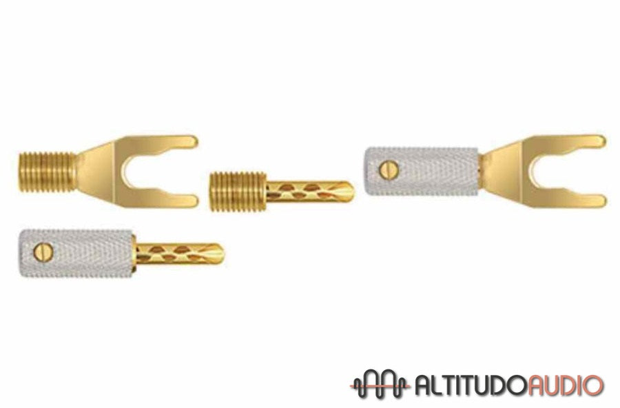 WireWorld Uni-Term Gold Banana Cable Connectors (Set of 16)