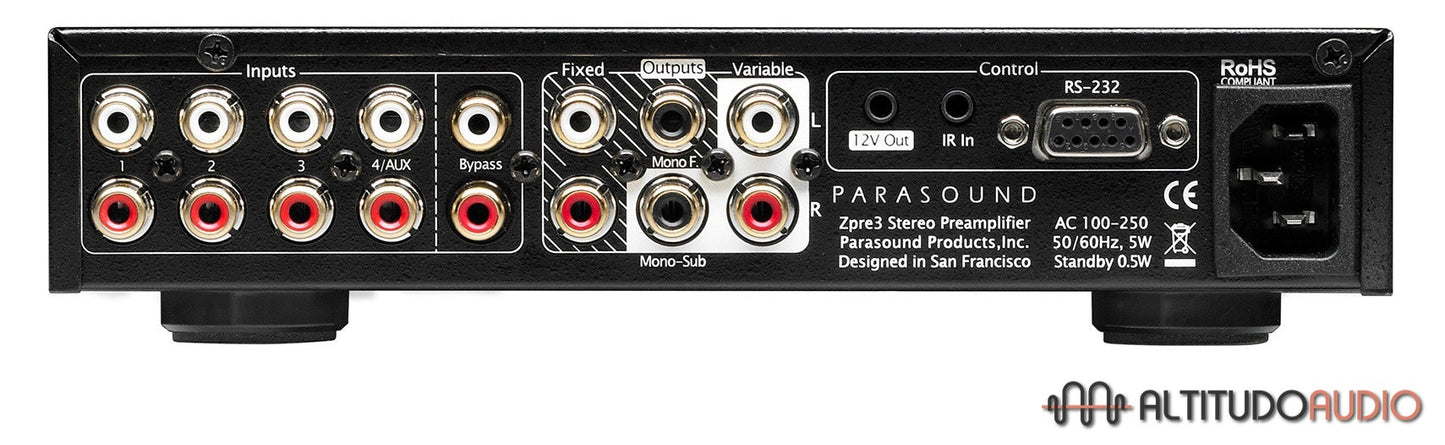 Parasound ZC ZPre3 Preamplifier