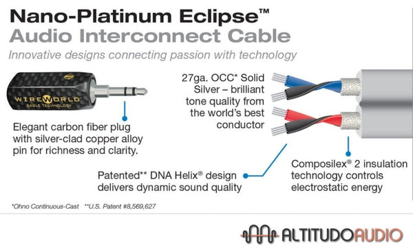 Nano-Platinum Eclipse Mini Jack Cable