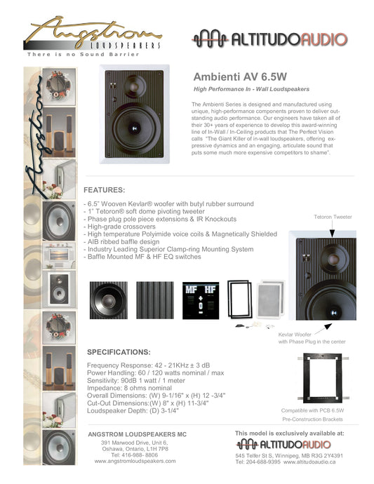 Angstrom Ambienti AV 6.5W (Each)