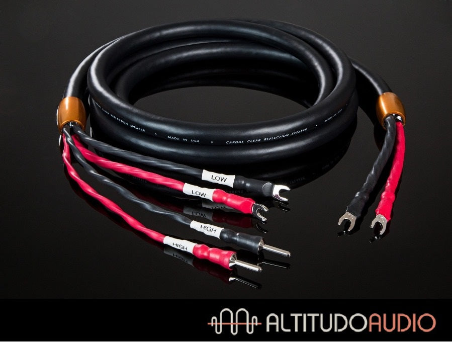Clear Reflection Speaker Cables