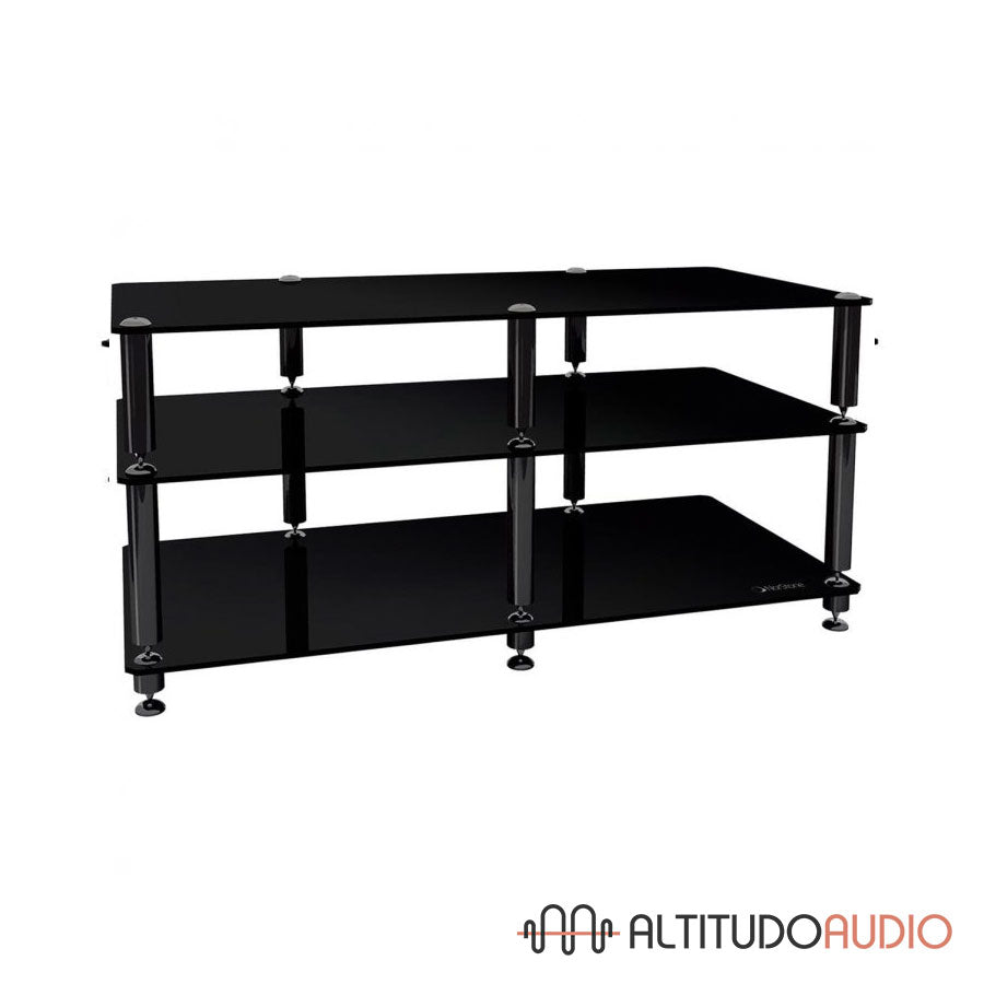 Bergen 2 Three Glass Shelf AV Rack