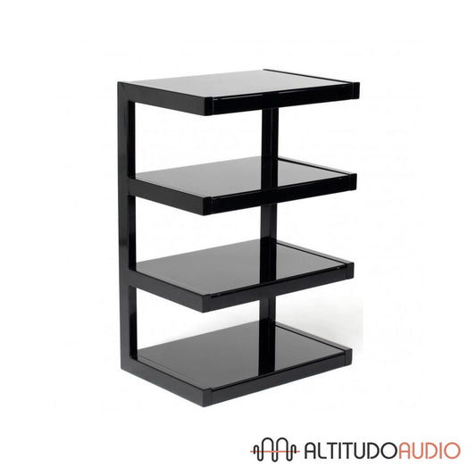 ESSE 4 Glass Shelf HiFi Audio Rack Black