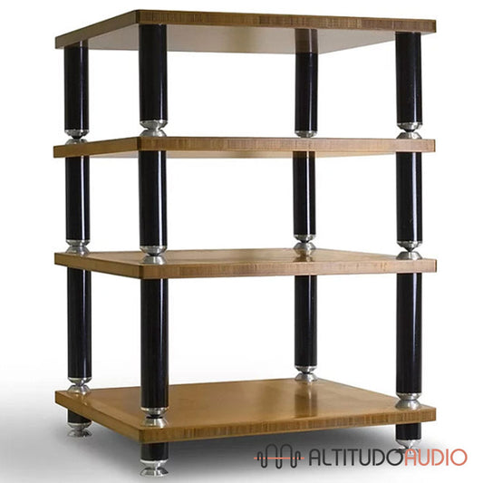 Stabbl Four Bamboo Shelf Hi-Fi Audio Rack