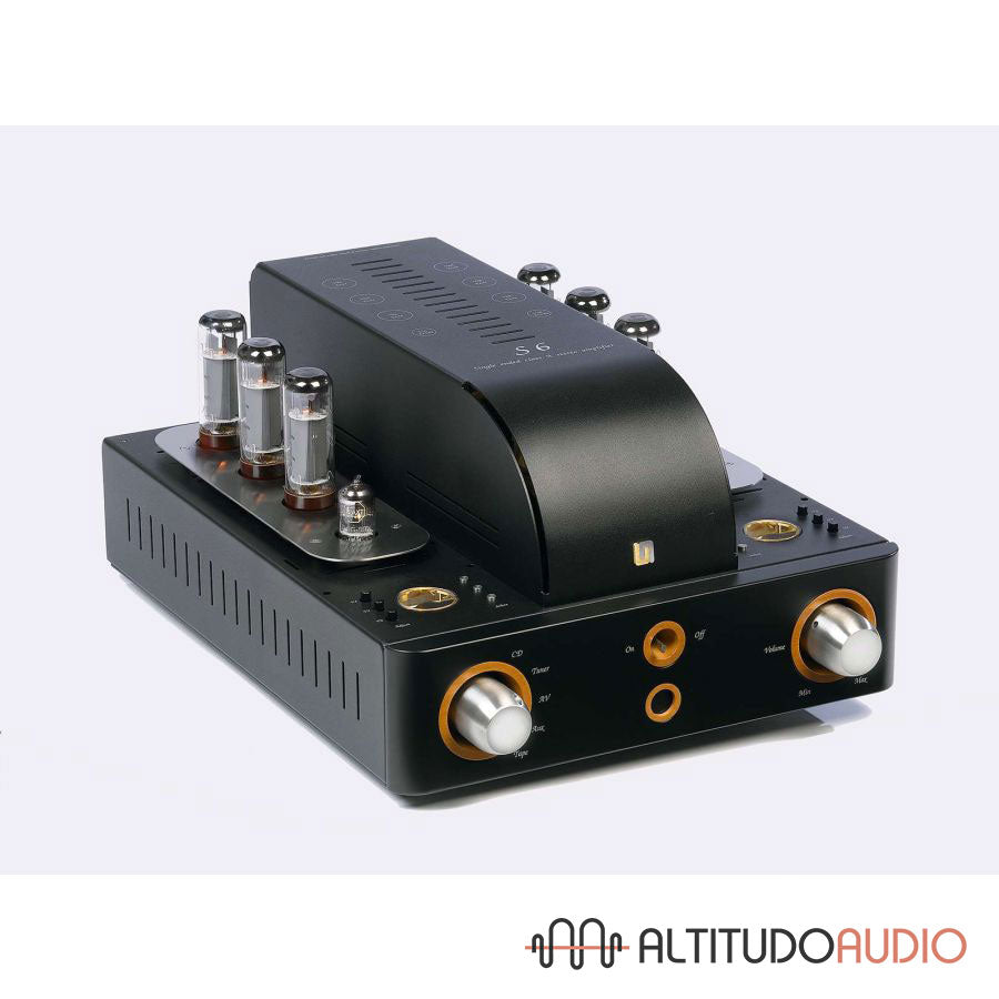 S6 Class A Integrated Stereo Tube Amplifier - Black (30 + 30 W RMS)