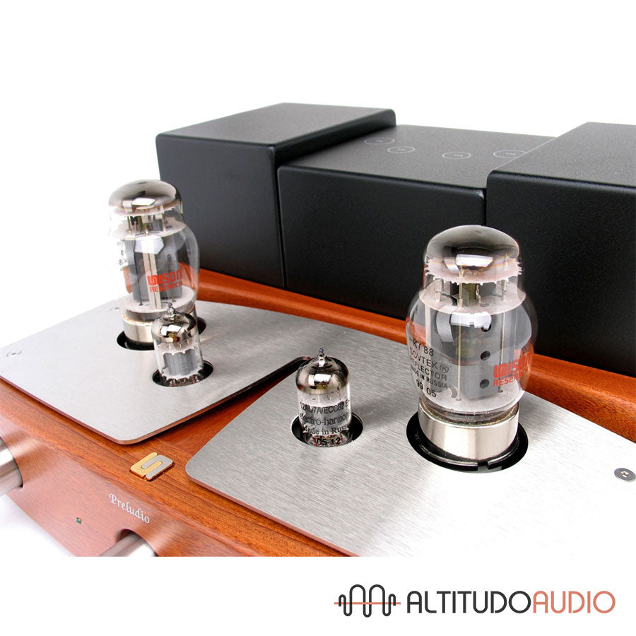 PRELUDIO Class A Integrated Stereo Tube Amplifier (14 + 14 W RMS)