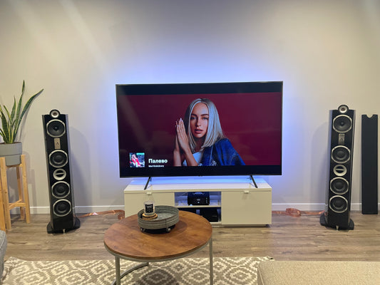 Triangle Alpha,  Gold Note and Nordost Setup