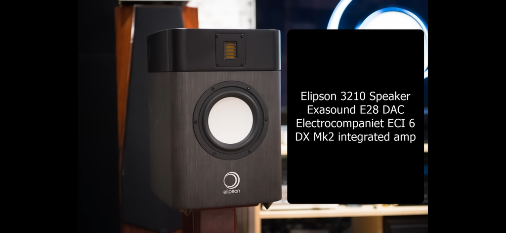 Synergy! This Elipson speaker and Electrocompaniet amplifier is a brand you should discover.
