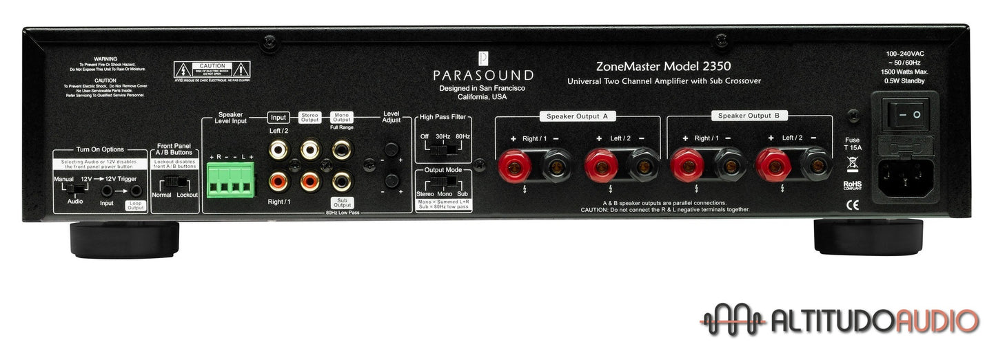 Parasound ZoneMaster ZM2350 Power Amplifier