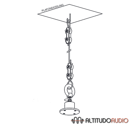 Elipson Ceiling Mount (W35 & W35 Xi) (Each)