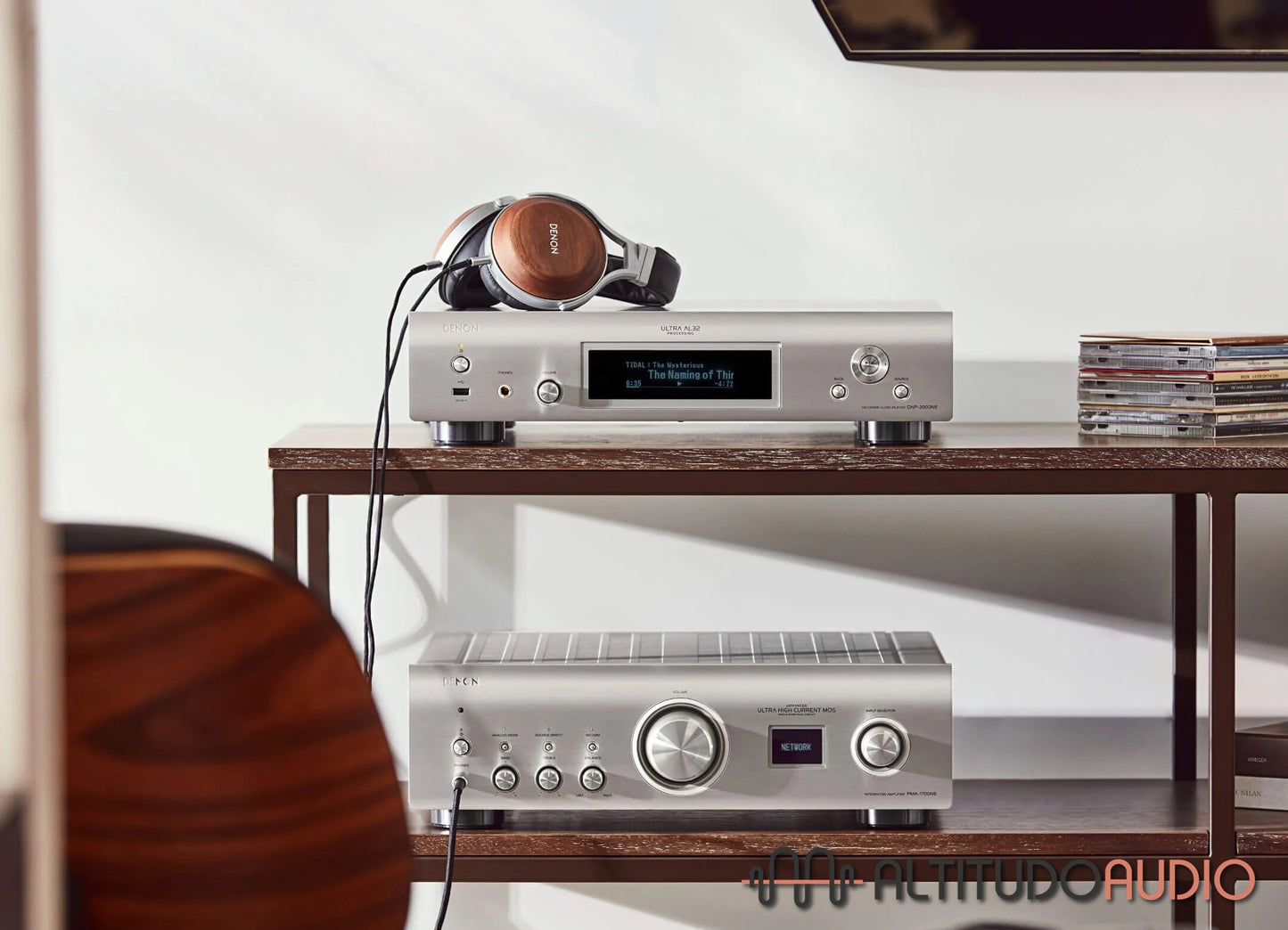 Denon AH-D7200 Reference Hi-Fi Headphones with drivers made in Japan