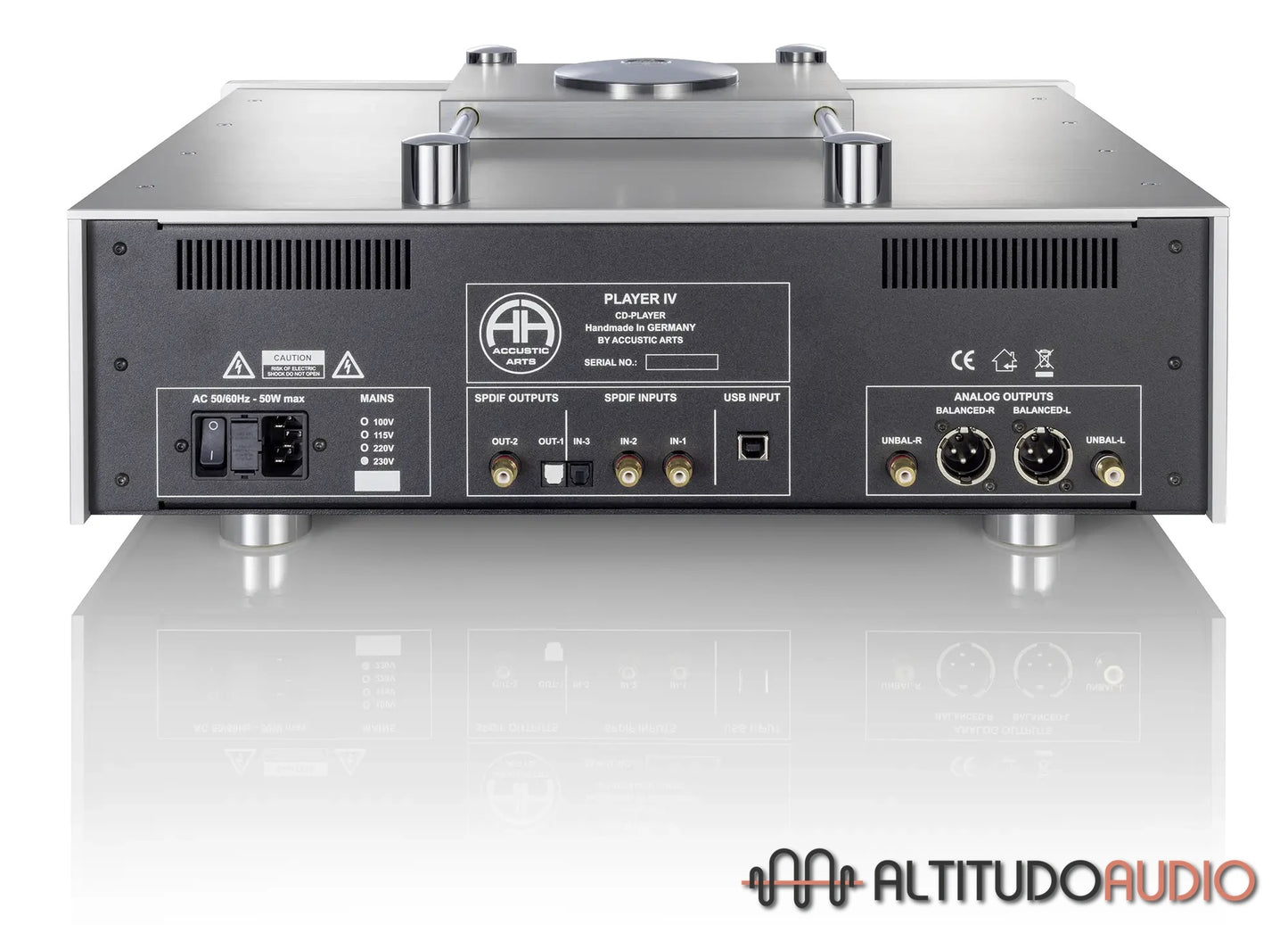 ACCUSTIC ARTS® PLAYER IV (Top Loader) CD Transport with DAC