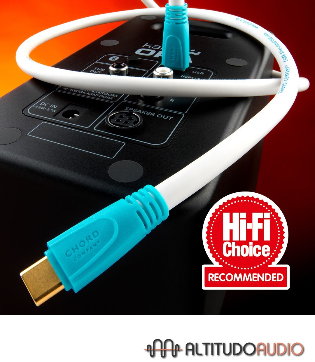 Chord C-USB USB-A to USB-B Cable