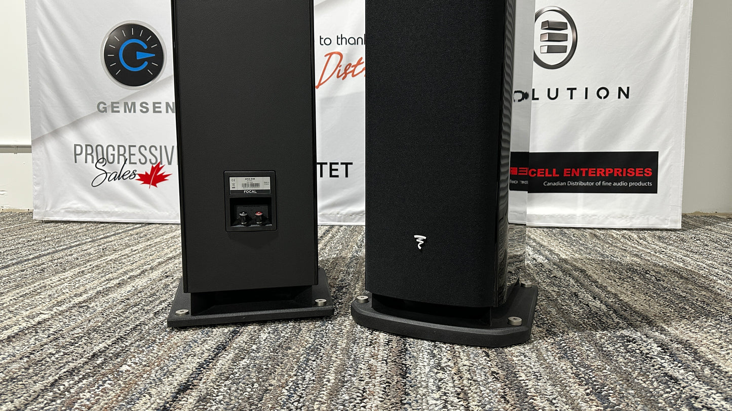 Focal ARIA 948 Floor Standing Speakers - Gloss Black