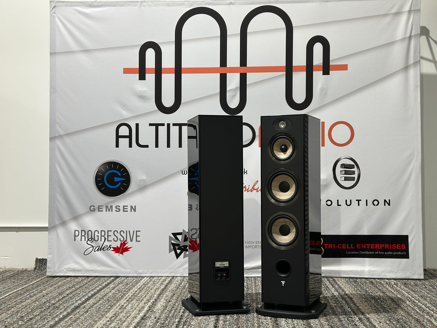 Focal ARIA 948 Floor Standing Speakers - Gloss Black