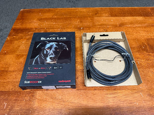 AudioQuest Black Lab Subwoofer Cable (3m) (Pre-Owned)