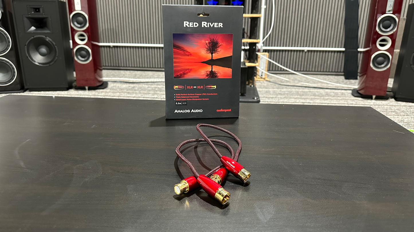 AudioQuest Red River XLR Cable (0.5m) (Pre-Owned)