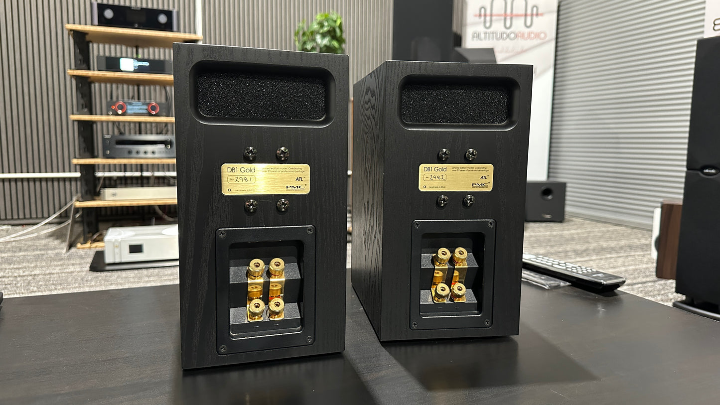 DB1 GOLD BOOKSHELF SPEAKERS - PAIR (Pre-Owned)