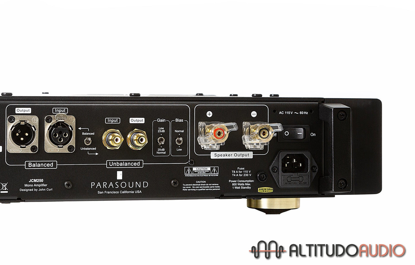 Parasound JCM250 Compact Monoblock Amplifier