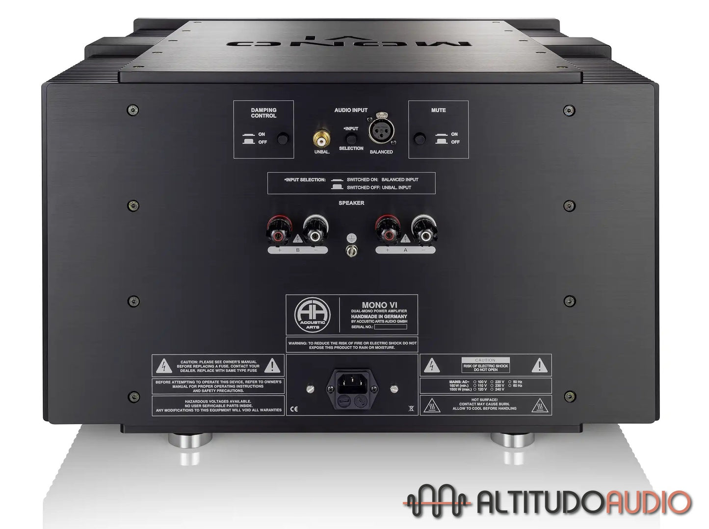 ACCUSTIC ARTS® MONO VI Mono Power Amplifier (Pair)