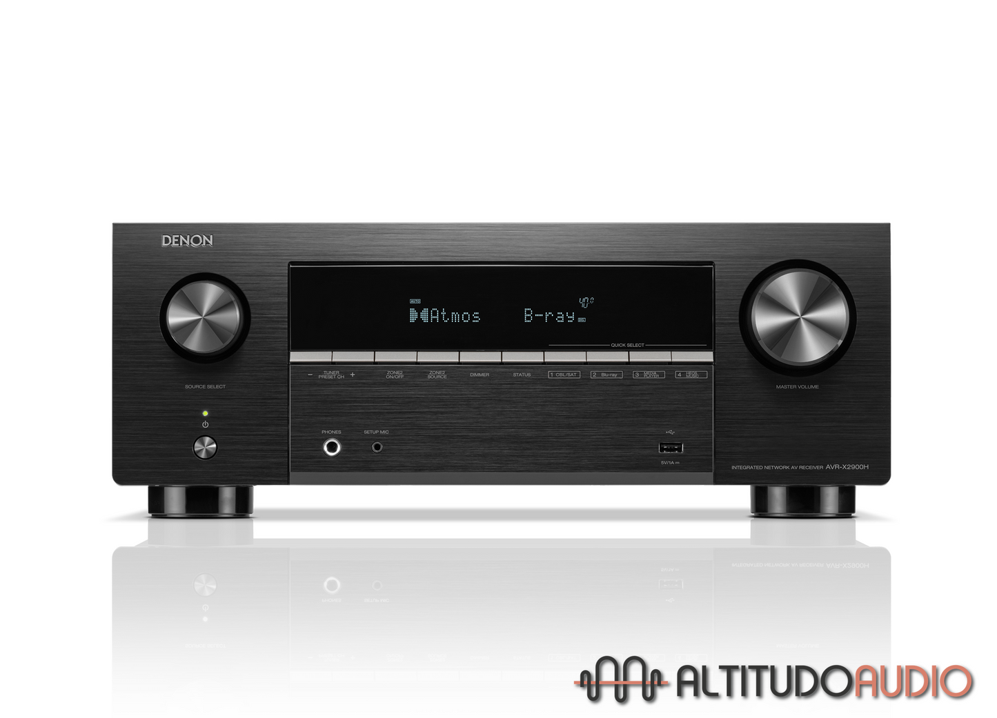 Denon AVR-X2900H 7.2 Ch. 95 W 4K/8K AV Receiver