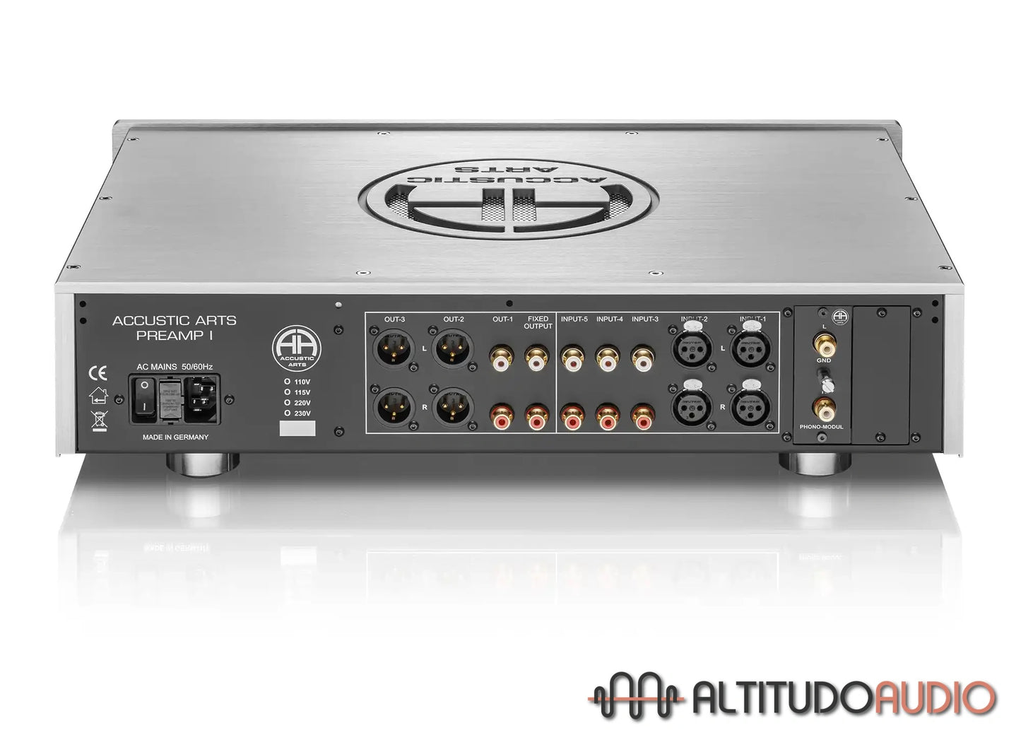 ACCUSTIC ARTS® PREAMP I Fully Balanced Preamplifier (Tube Version 2X ECC83)