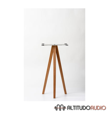 GURU Standpoint Q10 Speaker Stands (Solid Oak Tripod)