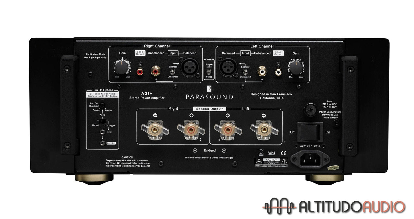 Parasound Halo A21+ Stereo Power Amplifier