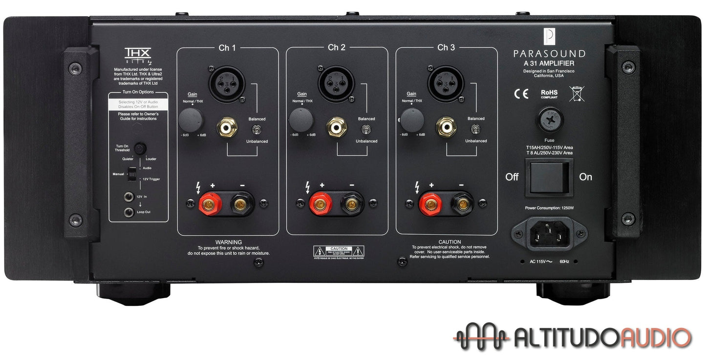 Parasound Halo A31 3-Channel Power Amplifier