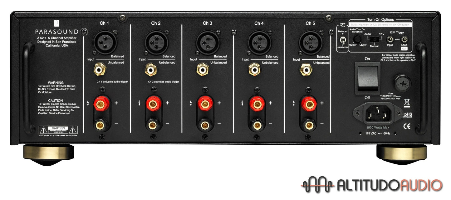 Parasound Halo A52+ 5-Channel Power Amplifier