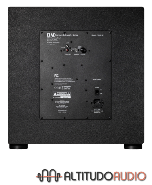 Varro PS500-BK 15" Premium Powered Subwoofer