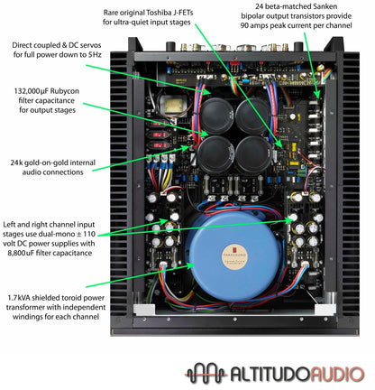 Parasound JC5 Stereo Power Amplifier