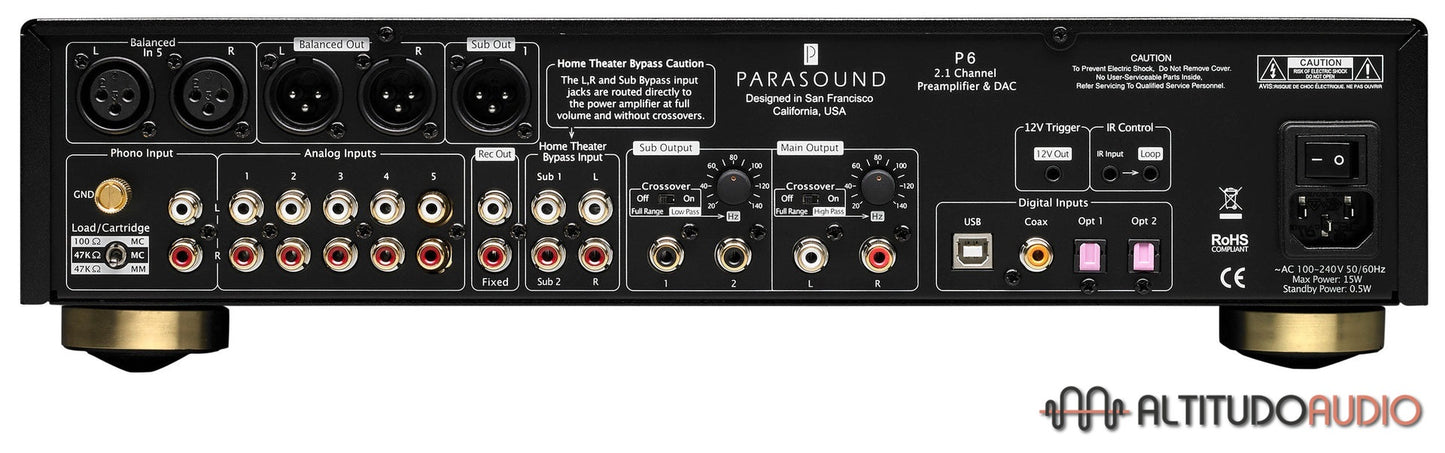 Parasound Halo P6 Preamplifier