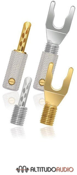 WireWorld Uni-Term Gold Banana Cable Connectors (Set of 16)